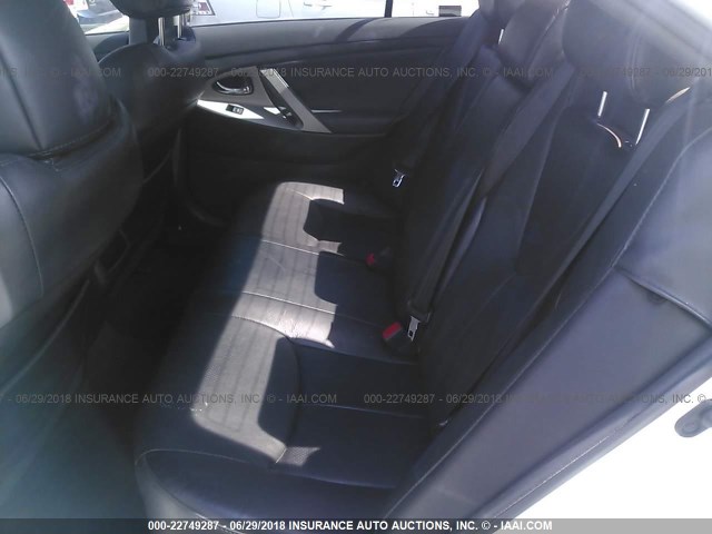 4T1BK3EK2AU601379 - 2010 TOYOTA CAMRY SE/LE/XLE 白色 照片 8
