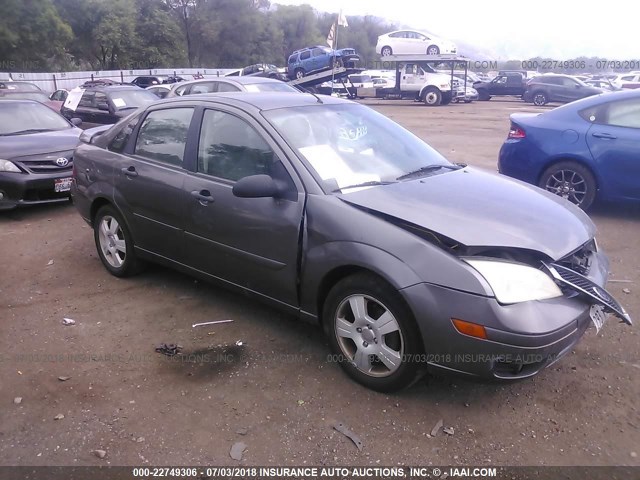 1FAFP34N67W130052 - 2007 FORD FOCUS ZX4/S/SE/SES ნაცრისფერი ფოტო 1