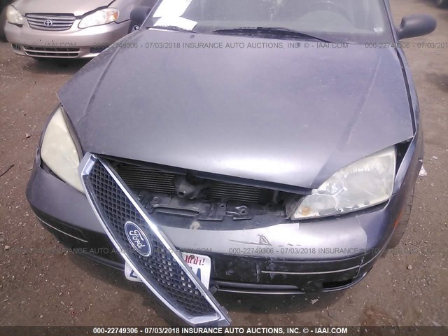 1FAFP34N67W130052 - 2007 FORD FOCUS ZX4/S/SE/SES ნაცრისფერი ფოტო 6