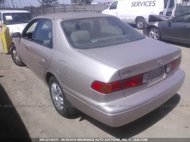 4T1BG22KX1U102099 - 2001 TOYOTA CAMRY CE/LE/XLE 棕色 照片 3