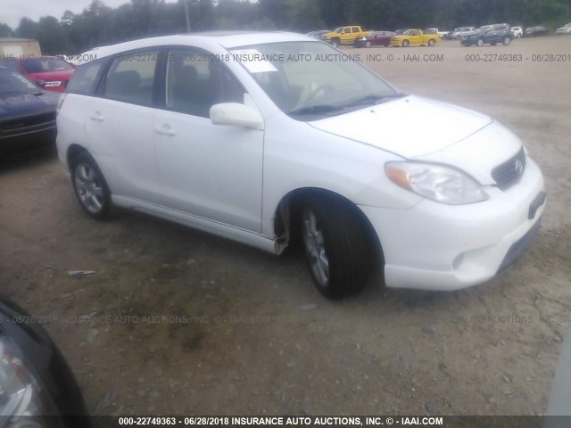 2T1KR32E25C502594 - 2005 TOYOTA COROLLA MATRIX XR WHITE photo 1