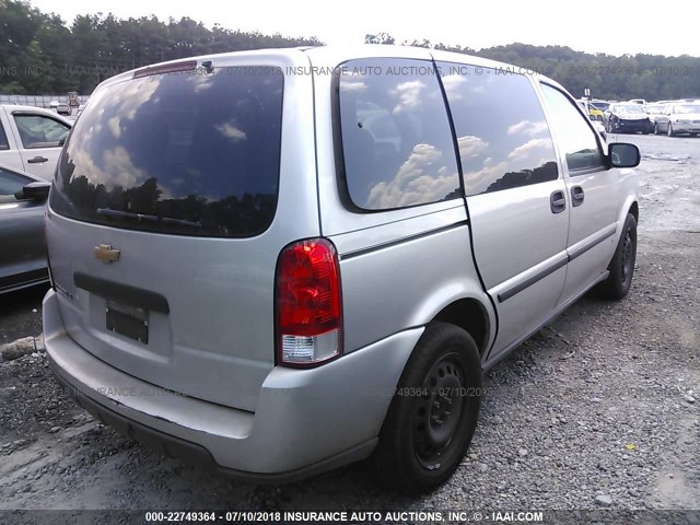 1GNDU23197D121206 - 2007 CHEVROLET UPLANDER LS SILVER photo 4