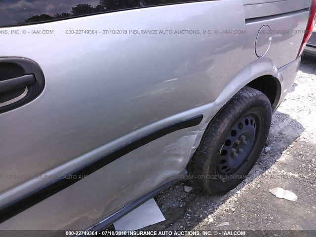 1GNDU23197D121206 - 2007 CHEVROLET UPLANDER LS SILVER photo 6