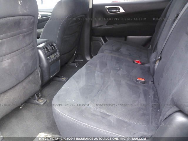 5N1AR2MN1DC654534 - 2013 NISSAN PATHFINDER S/SV/SL/PLATINUM 红色 照片 8