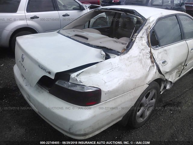 19UUA56853A091775 - 2003 ACURA 3.2TL TYPE-S WHITE photo 6