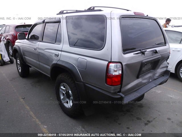 JT3HN86R419052628 - 2001 TOYOTA 4RUNNER SR5 GRAY photo 3