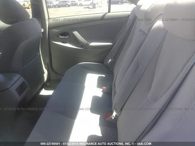 4T1BK46K68U571981 - 2008 TOYOTA CAMRY LE/XLE/SE SILVER photo 8