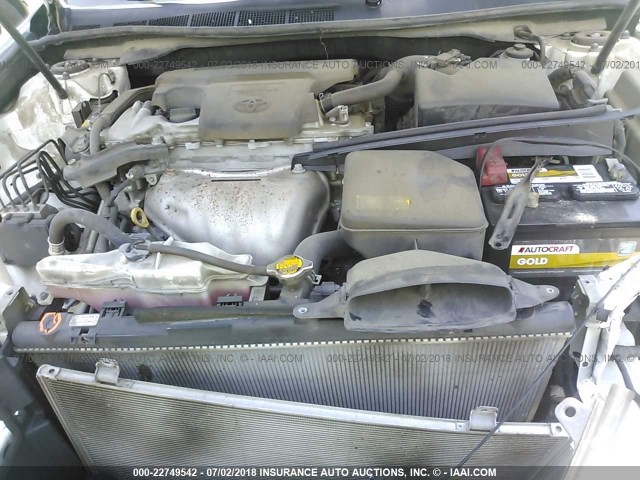 4T1BF1FK9DU669447 - 2013 TOYOTA CAMRY L/SE/LE/XLE 白色 照片 10
