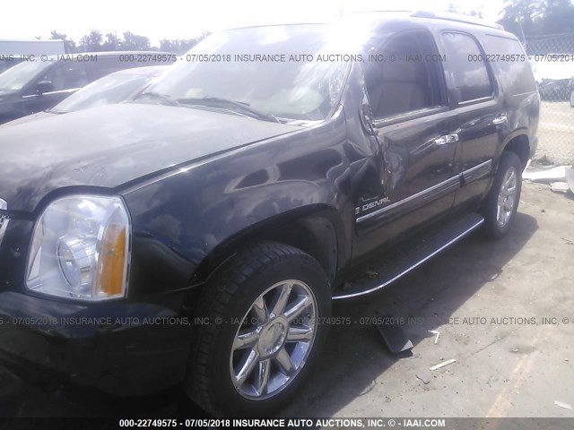 1GKFK63807J227836 - 2007 GMC YUKON DENALI BLACK photo 6