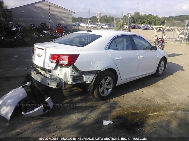 1G11B5SLXEF177851 - 2014 CHEVROLET MALIBU LS 白色 照片 4