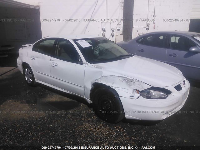 1G2NE52E05M207943 - 2005 PONTIAC GRAND AM SE WHITE photo 1