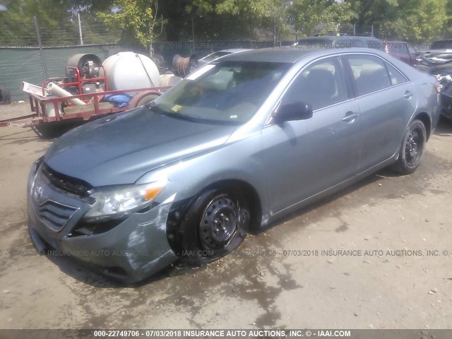 4T1BF3EK4AU551279 - 2010 TOYOTA CAMRY SE/LE/XLE TURQUOISE photo 2