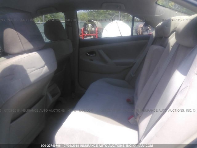 4T1BF3EK4AU551279 - 2010 TOYOTA CAMRY SE/LE/XLE TURQUOISE photo 8