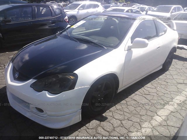 JH4DC53852C008716 - 2002 ACURA RSX WHITE photo 2