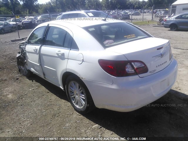 1C3LC56K57N644654 - 2007 CHRYSLER SEBRING TOURING WHITE photo 3