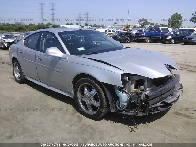 2G2WR524841132841 - 2004 PONTIAC GRAND PRIX GTP SILVER photo 1