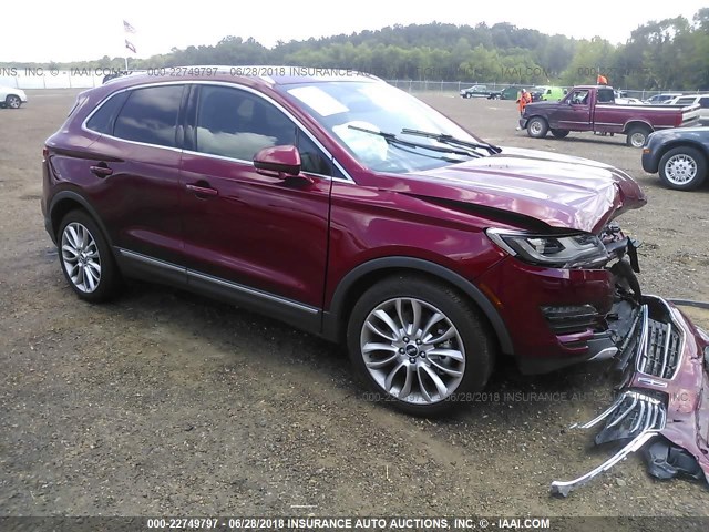 5LMCJ3C94GUJ30199 - 2016 LINCOLN MKC RESERVE RED photo 1