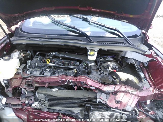 5LMCJ3C94GUJ30199 - 2016 LINCOLN MKC RESERVE RED photo 10