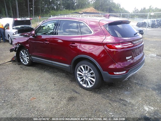 5LMCJ3C94GUJ30199 - 2016 LINCOLN MKC RESERVE RED photo 3