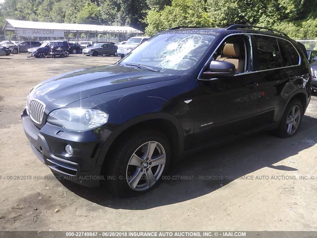 5UXFE835X9L169549 - 2009 BMW X5 XDRIVE48I BLACK photo 2