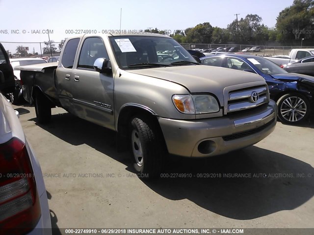 5TBRU34176S456642 - 2006 TOYOTA TUNDRA ACCESS CAB SR5 GOLD photo 1