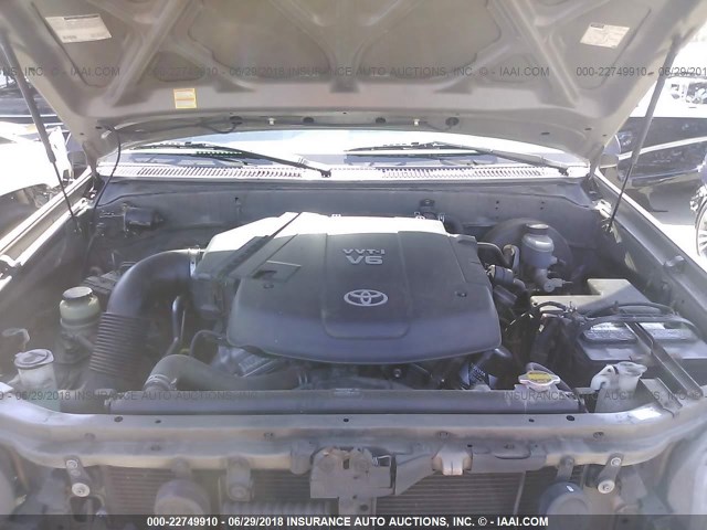 5TBRU34176S456642 - 2006 TOYOTA TUNDRA ACCESS CAB SR5 GOLD photo 10