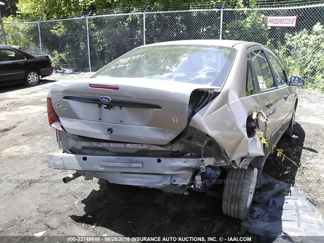 1FAFP34393W316614 - 2003 FORD FOCUS SE COMFORT/SE SPORT Dark Brown photo 6