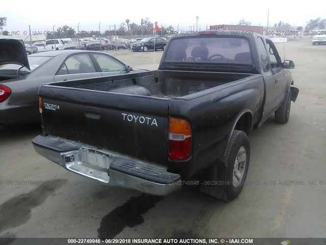 4TASM92NXYZ628323 - 2000 TOYOTA TACOMA XTRACAB PRERUNNER 黑色 照片 4