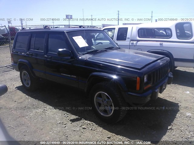 1J4FF58S8YL251560 - 2000 JEEP CHEROKEE CLASSIC BLACK photo 1