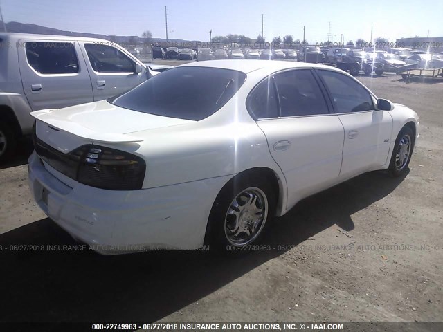 1G2HY54K324162600 - 2002 PONTIAC BONNEVILLE SLE WHITE photo 4