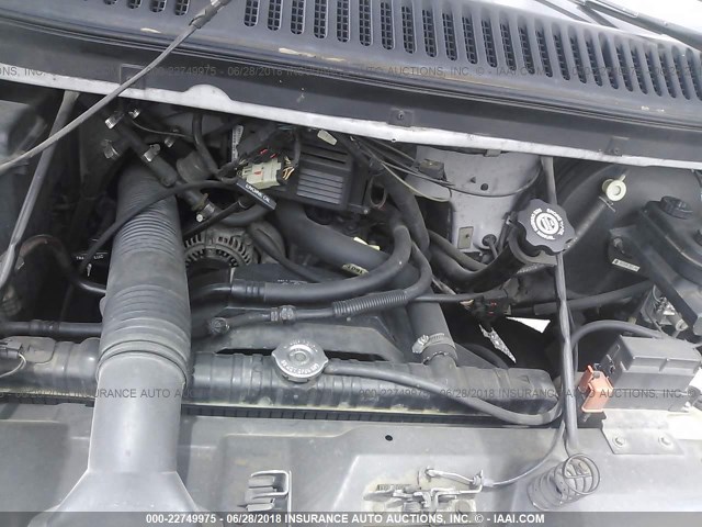 2B6HB21Y9SK505456 - 1995 DODGE RAM VAN B2500 GRAY photo 10