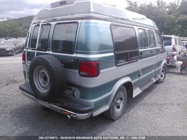 2B6HB21Y9SK505456 - 1995 DODGE RAM VAN B2500 GRAY photo 4