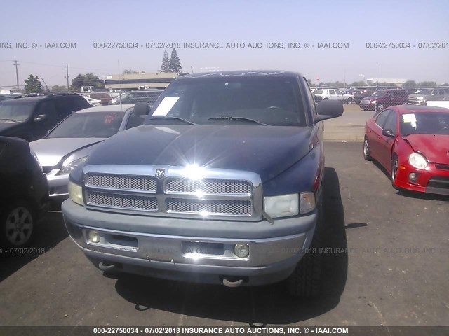 3B7HF13Z91G797671 - 2001 DODGE RAM 1500 BLUE photo 6