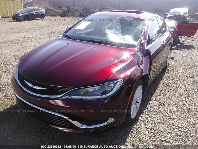 1C3CCCAB7GN168970 - 2016 CHRYSLER 200 LIMITED RED photo 6