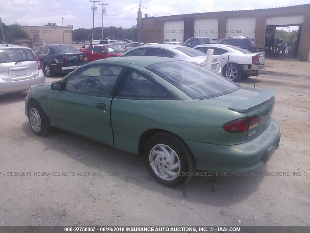 3G1JC1242XS832985 - 1999 CHEVROLET CAVALIER RS GREEN photo 3