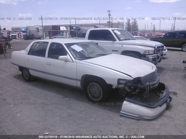 1G6KD52B8RU265346 - 1994 CADILLAC DEVILLE WHITE photo 1