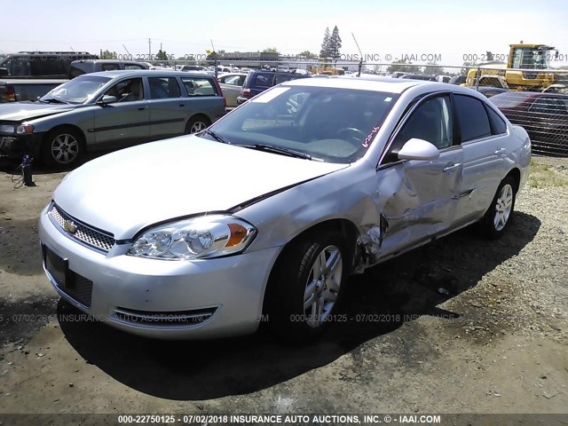 2G1WB5E39E1103586 - 2014 CHEVROLET IMPALA LIMITED LT SILVER photo 2