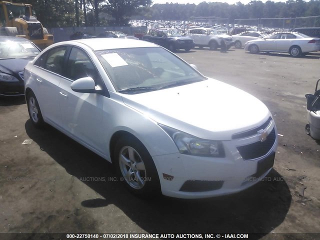 1G1PF5SC5C7192599 - 2012 CHEVROLET CRUZE LT WHITE photo 1