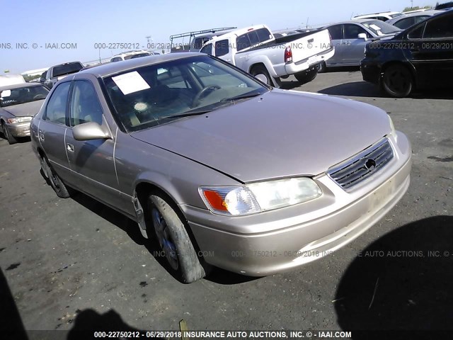 4T1BG22KX1U848827 - 2001 TOYOTA CAMRY CE/LE/XLE 棕色 照片 1