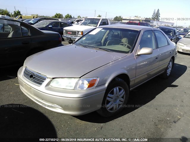 4T1BG22KX1U848827 - 2001 TOYOTA CAMRY CE/LE/XLE 棕色 照片 2