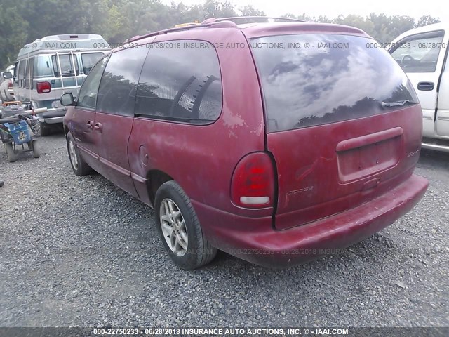 1B4GP44G5WB661249 - 1998 DODGE GRAND CARAVAN SE/SPORT RED photo 3