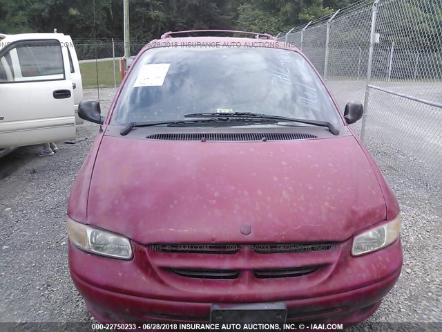 1B4GP44G5WB661249 - 1998 DODGE GRAND CARAVAN SE/SPORT RED photo 6