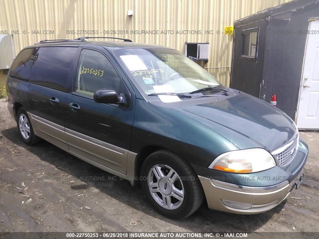 2FMZA53461BB84940 - 2001 FORD WINDSTAR SEL GREEN photo 1