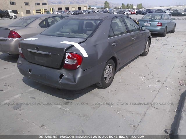 4T1BF30K02U517493 - 2002 TOYOTA CAMRY LE/XLE/SE Boz foto 4