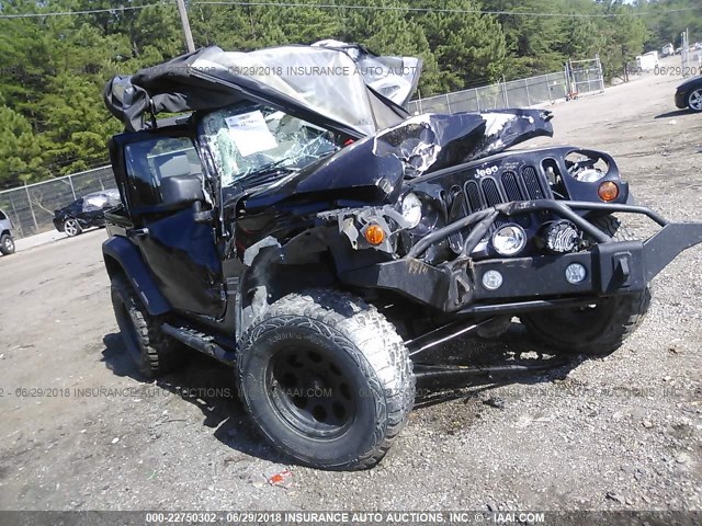 1J4AA2D12AL214675 - 2010 JEEP WRANGLER SPORT შავი ფოტო 1