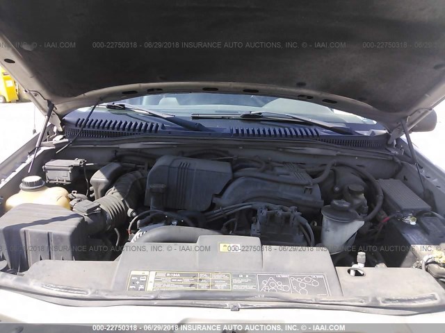 1FMZU73KX3ZA28028 - 2003 FORD EXPLORER XLT/XLT SPORT/NBX SILVER photo 10