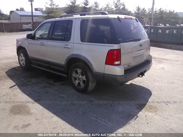 1FMZU73KX3ZA28028 - 2003 FORD EXPLORER XLT/XLT SPORT/NBX SILVER photo 3