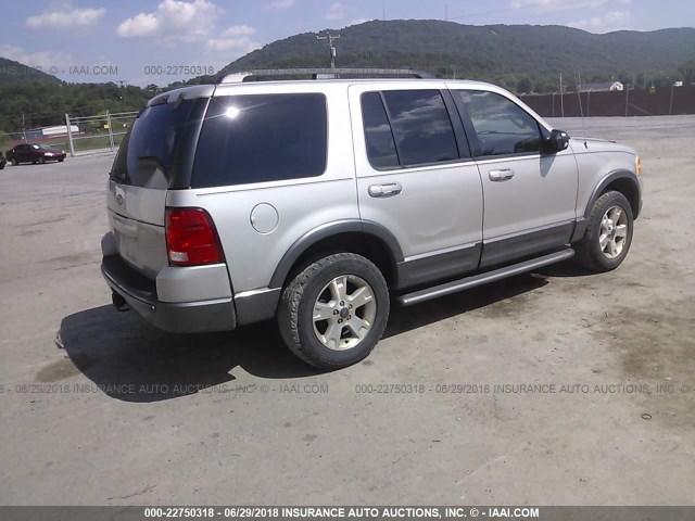 1FMZU73KX3ZA28028 - 2003 FORD EXPLORER XLT/XLT SPORT/NBX SILVER photo 4
