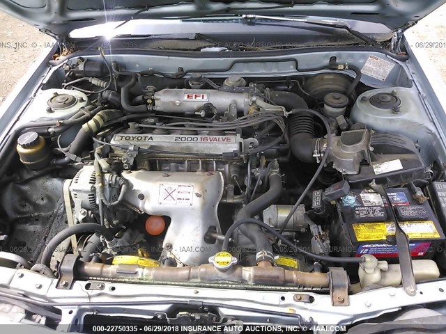 4T1SV24EXLU270924 - 1990 TOYOTA CAMRY BLUE photo 10