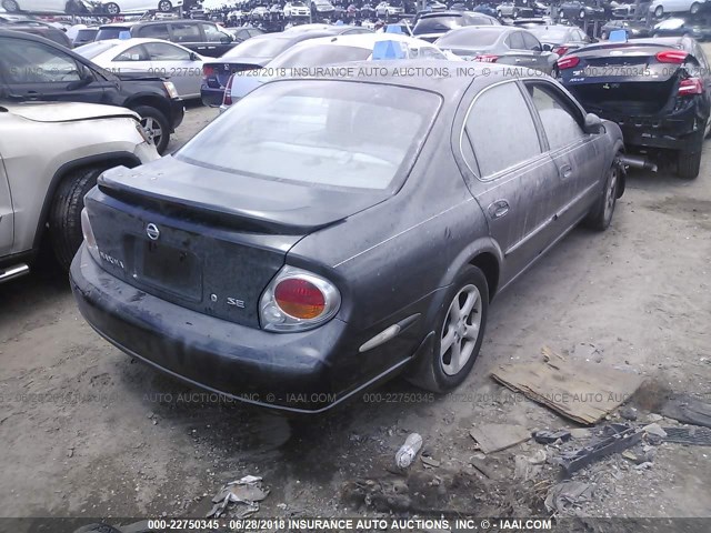 JN1CA31D1YT764580 - 2000 NISSAN MAXIMA GLE/GXE/SE BLACK photo 4